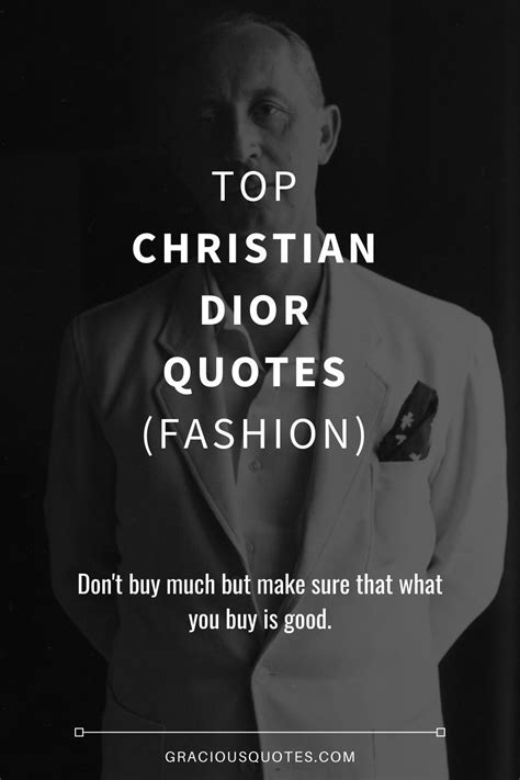 eleganz christian dior spruch|Christian Dior quotes.